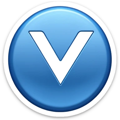 Blue colored tick  like instagram Blue tick  sticker