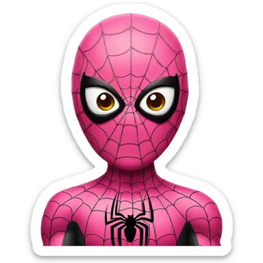 PINK SPIDERMAN sticker