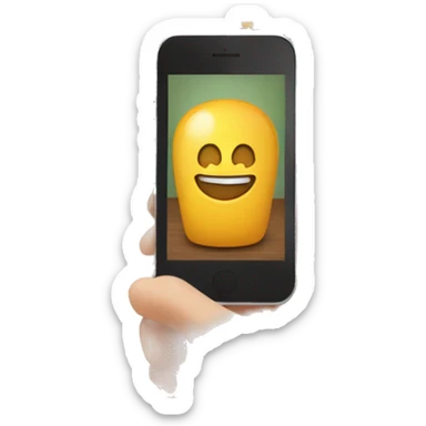 an image representing an order being received by a picker in a grocery store on a mobile device, ready to start picking sticker