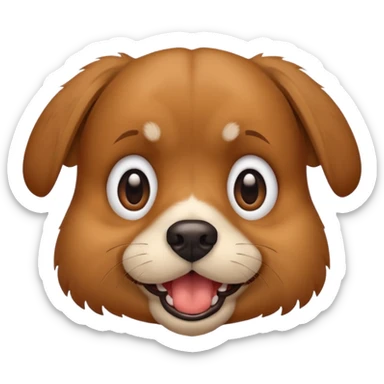 Una perro estresado sticker