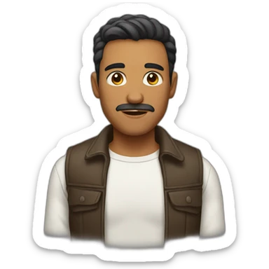 hombre de 22 años sticker