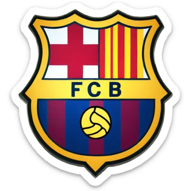 Barcelona logo sticker