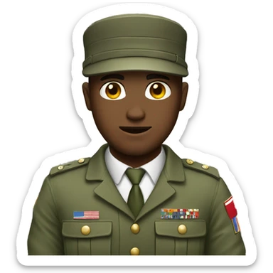 army guy on the Iphone sticker