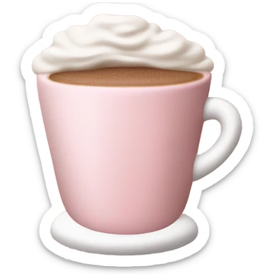 pink coffee sticker
