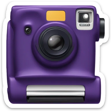 Dark Purple instax sticker