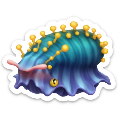 sea slug sticker