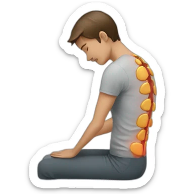 back-pain sticker