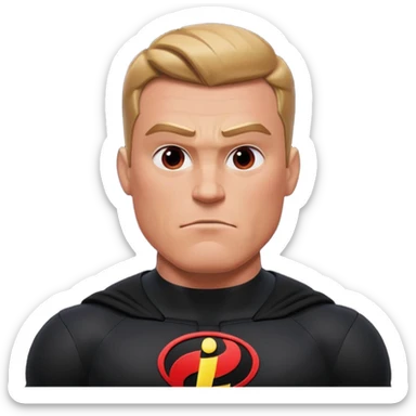Mr. Incredible from The Incredibles Movie sticker