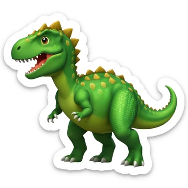 Dinosaur hitting the griddy sticker