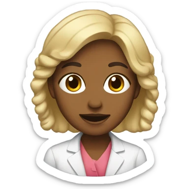 Stereotypical female quant sticker