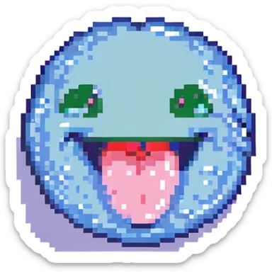 winking face with tongue sticker