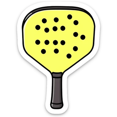 Pickleball paddle sticker