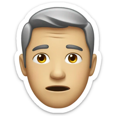 man weep sticker