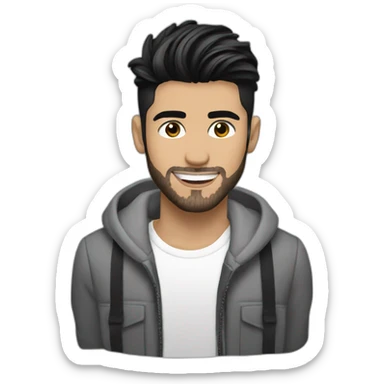 Zayn malik singer emoji sticker