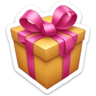 beautiful present sticker