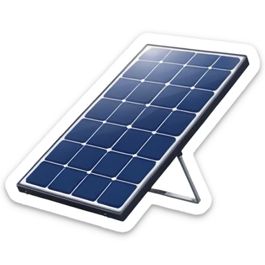 a solar panel sticker