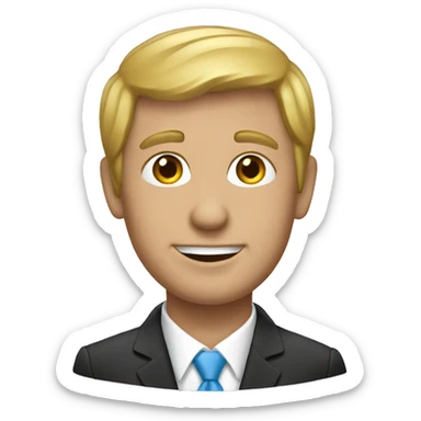 Un político  sticker