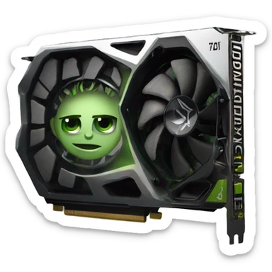 Nvidia 4090 rtx video  card sticker