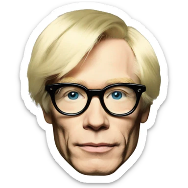 Andy Warhol art sticker