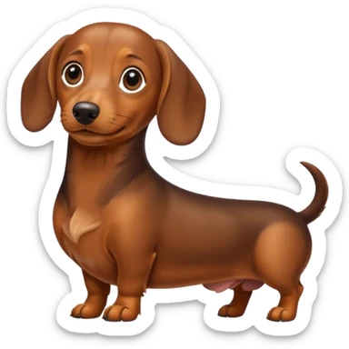 Perro salchicha sticker