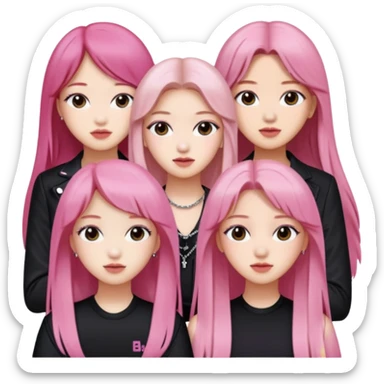 BLACKPINK 4 people sticker