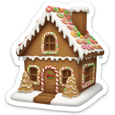 gingerbread house sticker