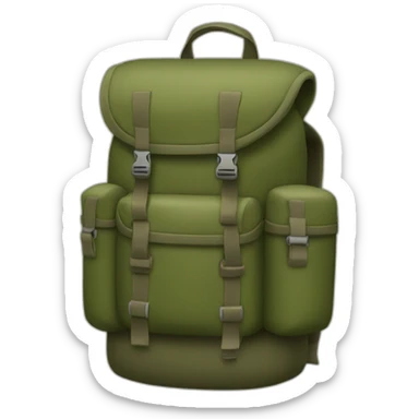army rucksack sticker