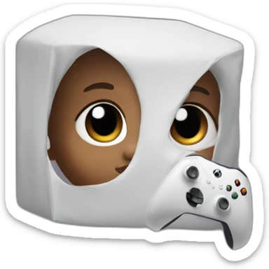 A baby with an xbox series X sticker