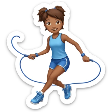 Jump rope sticker