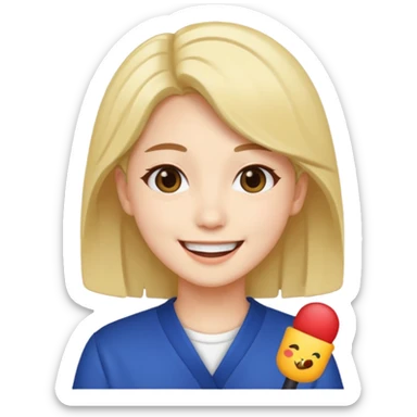 A K-pop singer sticker