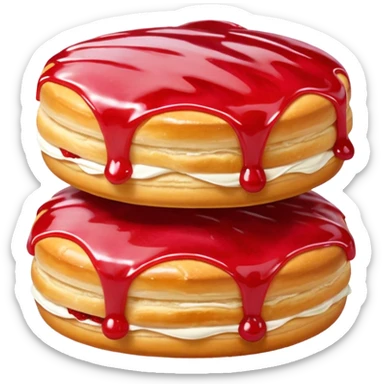 Strawberry Glaze Pastries
 sticker