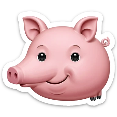 Ein  Sparschwein, in das von oben eine Münze fällt. Daneben oder leicht dahinter ein kleines Schild, das Sicherheit symbolisiert. sticker