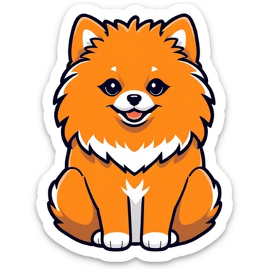 Pommeranian sticker