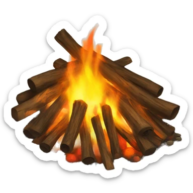 holi bonfire  sticker