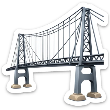big bridge in usa sticker
