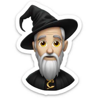 gothic sorcerer sticker