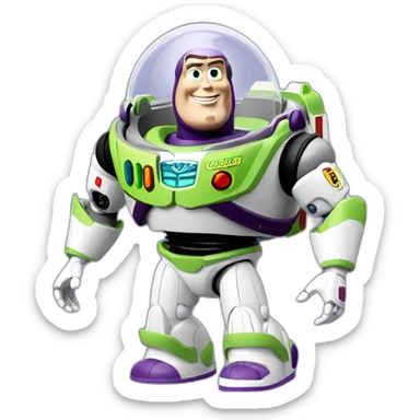 buzz lightyear toy  sticker