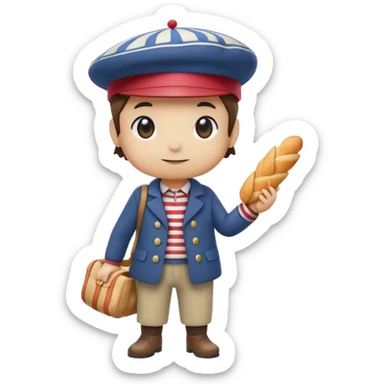 A Pokémon based on the theme of France  sticker