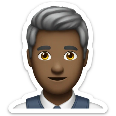 a discord person named "The administrator" (HES UNDER 18 BRO) sticker