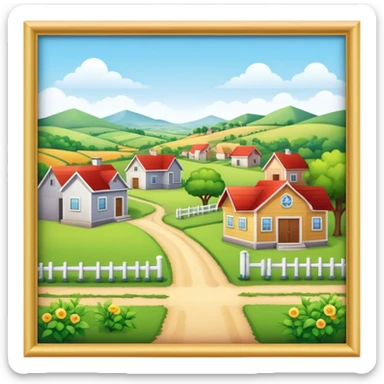 Rural neighborhood sticker