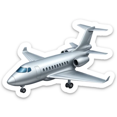 Un avion jet sticker