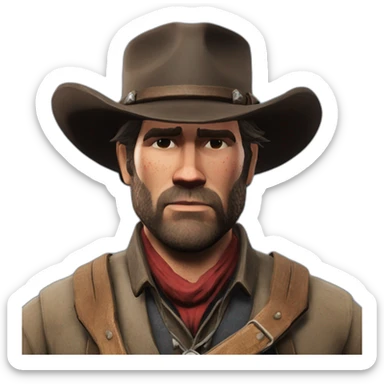 Arthur morgan red dead redemption 2 sticker