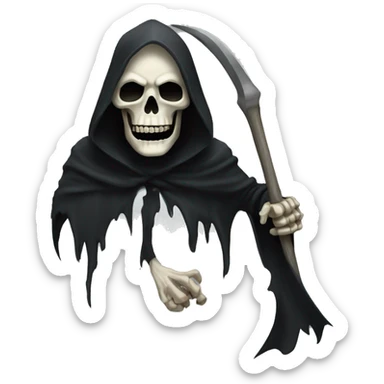 grim reaper sticker