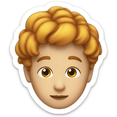 Een stukje kibbeling sticker