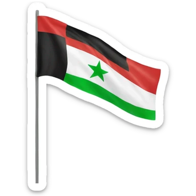 Free syrian flag sticker
