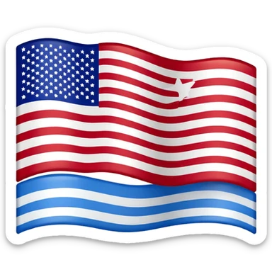 usa flag sticker