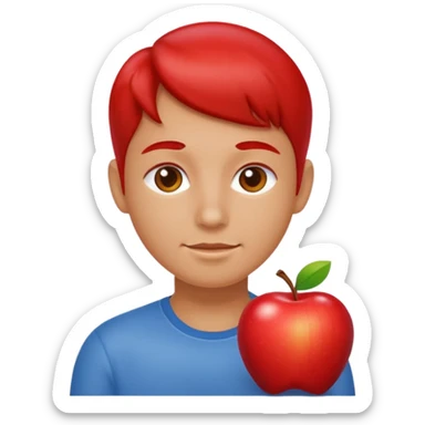 STUDY WITH APPLE sticker