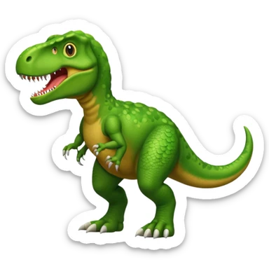 T. rex with long arms and little fit  sticker