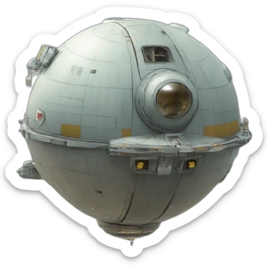 Vassau spatiale vue de gauche sticker