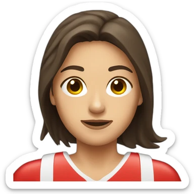 Lifeguard, Female, brunette sticker